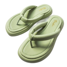 Smithfield grønne chunky flip-flops
