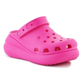 Crocs Classic Crush træsko W 207521-6UB lyserød