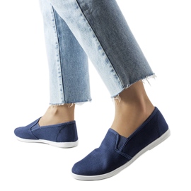 Marineblå sneakers fra Quincy