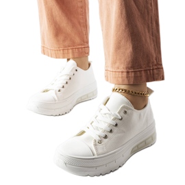 Hawthorne hvide platformssneakers