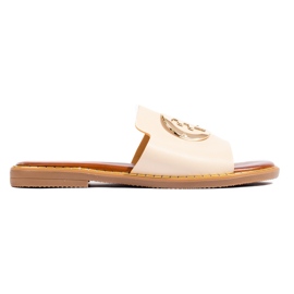 Elegante Shelovet beige hjemmesko til kvinder