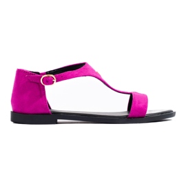Vinceza fuchsia flade sandaler til kvinder lyserød