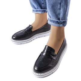 Sorte perforerede brogues fra Bloomsburg