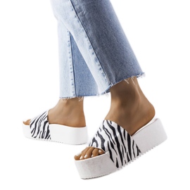 AE35 Zebra Slides hvid