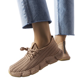 Inna Beige sportssneakers fra Élodie