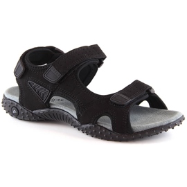 American Club sorte velcro sportssandaler