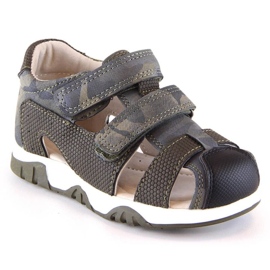 Velcro sandaler camo News Jr 5909 khaki grøn