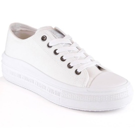 Sneakers på platformen Big Star W INT1874B hvid
