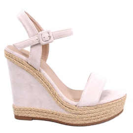 Wexler beige kilesandaler
