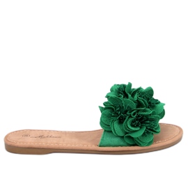 Corey Green Flower Hjemmesko grøn