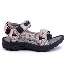 Lee Cooper børnesandaler LCW-23-34-1681 Grå-Pink