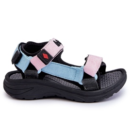 Lee Cooper børnesandaler LCW-23-34-1687 Blå-Pink lyserød