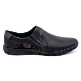 Olivier Mænds læder loafers 520 sort