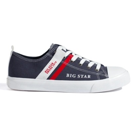 Navy herresneakers Big Star LL174006 blå