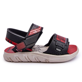 Børnesandaler Grendene Kids JJ385011 Sort og rød