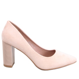 Annette Beige hælpumps