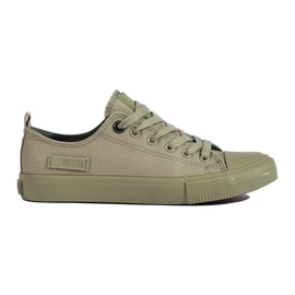 Grønne sneakers til kvinder Big Star LL274028