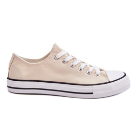 FR1 Klassiske lave sneakers til kvinder lys beige Vegas