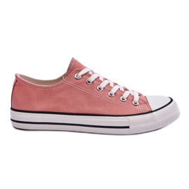 FR1 Klassiske lave sneakers til kvinder Dark Pink Vegas lyserød