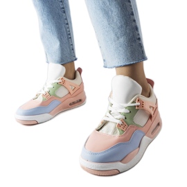 Pink sneakers fra Malas lyserød
