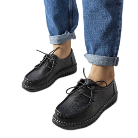 Inna Sorte loafers med snøre fra Tuva