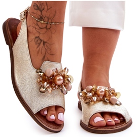 Flade sandaler Nicole 2805/064 Guld gylden