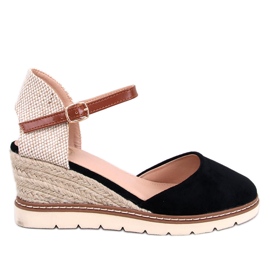 Ellio Black kile espadriller sort