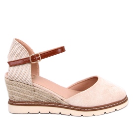 Ellio Beige kile espadriller