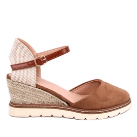Ellio Khaki kile espadriller brun