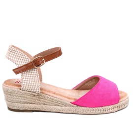 Eakes Fuchsia kile espadrillesandaler lyserød