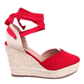 Francis Red kile espadriller rød