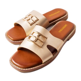 Sabrine guldflip flops gylden