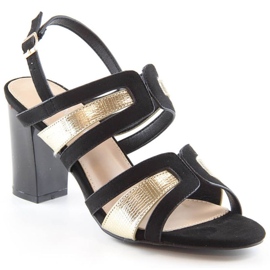 Vinceza hæl sandaler W 17271 JAN212A sort