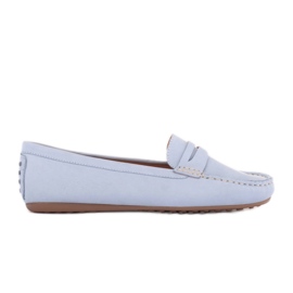 Marco Shoes Loafers med fleksibel sål blå
