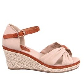 Kristen Beige kile espadriller
