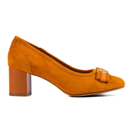 Dame Camel Shelovet Pumps brun