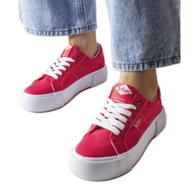 Lee Cooper LCW-20-31-026 pink sneakers lyserød