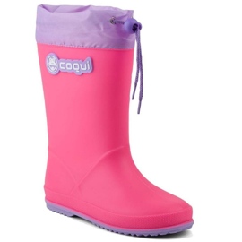Coqui Rainy Collar Wellington støvler 8509-100-3602 lyserød