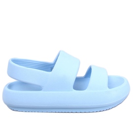 Boddie Blue gummisandaler blå