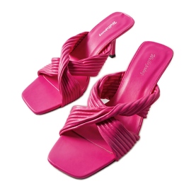 Inna Pink sandaler med hæl fra Seiler lyserød