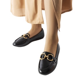 Sorte Couturier loafers til kvinder