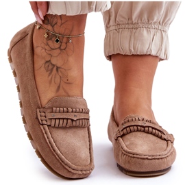 PG1 Dame ruskind Loafers Beige Clorie