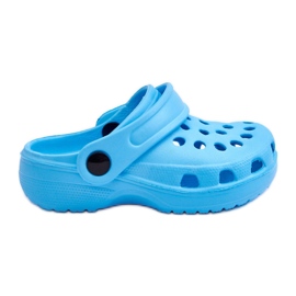 WJ1 Baby Foam Crocs Slides Lyseblå Percy