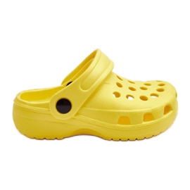 Børneskum Crocs Slides Gul Percy