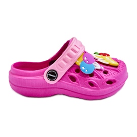 WJ1 Børneskum lette flip flops Fuchsia slik lyserød