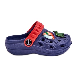 Børneskum letvægts Crocs-sandaler Marineblå slik