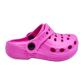 WJ1 Børneskum Slides Mørk Pink Lucas lyserød