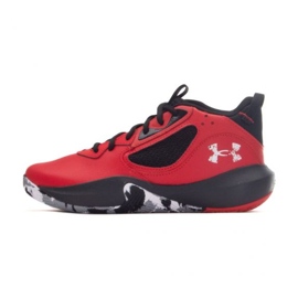 Under Armour Gs Lockdown 6 Jr. Sko 3025617-600 rød