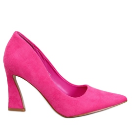 Højhælede pumper Valli Fuchsia lyserød