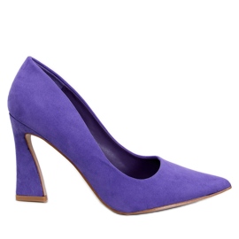 Valli Purple pumps med hæle violet